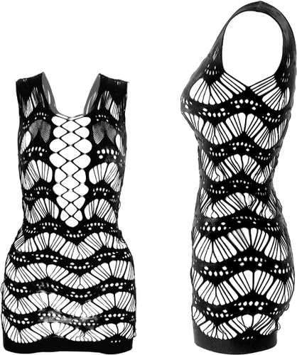Miniatura 5 de LEMON GIRL - Vestido de lencería de malla para mujer, 6 piezas, talla general
