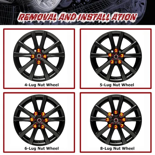 Miniatura 6 de 24 piezas de tuercas de rueda M14x1.5 para Silverado Suburban Sierra 1500 Tahoe Yukon Escalade ESV, tuercas de rueda de bellota de bulto de extremo
