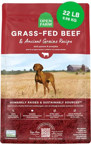 Miniatura 19 de Open Farm, Alimento seco para perros con granos ancestrales, rico en proteínas y nutrientes, 90% de proteína animal mezclada con frutas, verduras