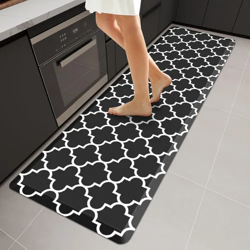 Miniatura 88 de WISELIFE - Tapete antifatiga para piso de 4/5 pulgadas, tapete de cocina antideslizante, impermeable, resistente, ergonómico, cómodo, duradero