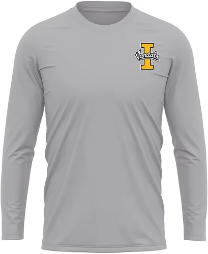 Miniatura 345 de Camisa deportiva de manga larga oficial de la NCAA Collegiate para hombre, con logotipo en el pecho izquierdo, colección Athletic Heather