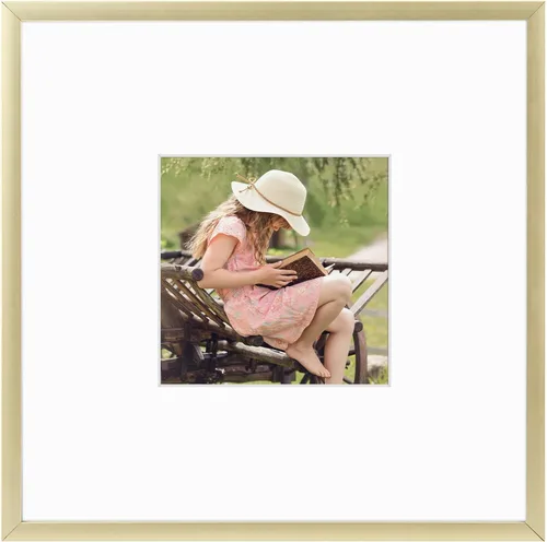 Miniatura 10 de Frametory, Portarretratos de aluminio negro de 6 x 8 pulgadas, juego de 1, ideal para mostrar fotos de 5 x 7 con paspartú o 6 x 8 sin paspartú