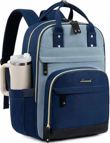 Miniatura 31 de LOVEVOOK Mochila para mujer, mochila para laptop de 15.6 pulgadas, mochilas escolares, bolsa antirrobo, bolsa antirrobo impermeable