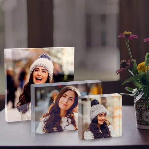 Miniatura 2 de Canvas Champ Personalized Acrylic Photo Blocks, Photo Printed Blocks, Custom photo acrylic blocks (4"x6")