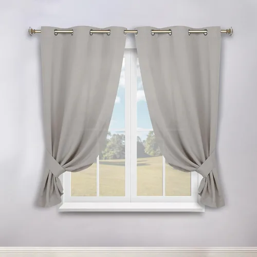 Miniatura 22 de Superior Cortinas Opacas, Oscurecimiento de Habitación, Dormitorio, Cortinas, Cocina, Acentos de Ventana de Sala de Estar, Bloqueo Solar, Térmico