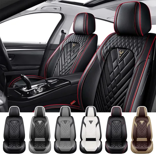 Miniatura 17 de Fundas de Asiento de Coche para Nissan Murano 2003-2026, Funda de Asiento Completa de Piel Nappa Impermeable, Protector de Asiento Automotriz