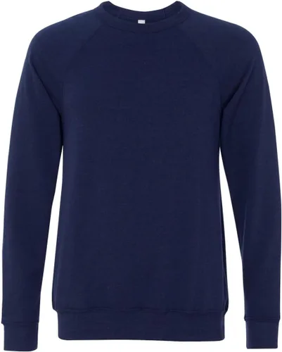 Miniatura 65 de Bella Canvas Sudadera de forro polar de esponja con cuello redondo (3901), Gris oscuro (Dark Grey Marble Fleck), M