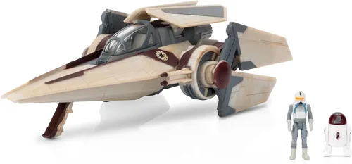 Miniatura 11 de Star Wars Micro Galaxy Squadron Gold Leader's Y-Wing - Vehículo de clase Starfighter de 5 pulgadas con accesorios de micro figura Jon Vander
