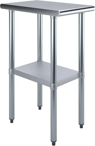 Miniatura 28 de Mesa de trabajo de acero inoxidable, mesa de metal