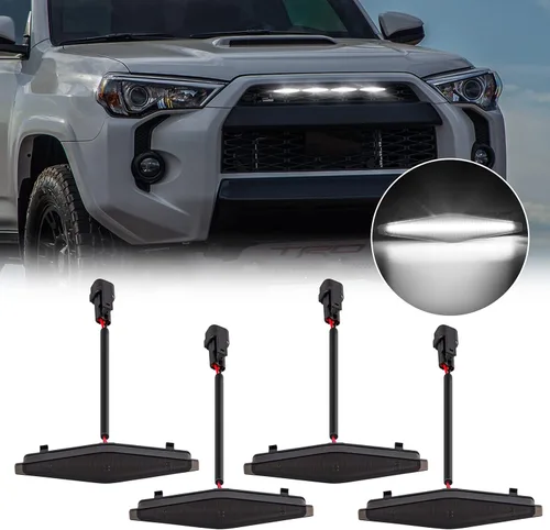Miniatura 7 de Gempro Conjunto de Luz LED para Placa de Matrícula Montaje de Lámparas de Etiqueta de Parachoques Trasero para 1996-2023 4Runner 2008-2022 Sequoia