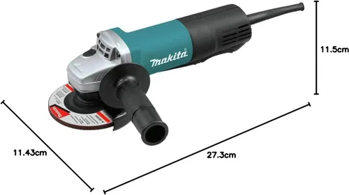 Miniatura 9 de Makita 9557PBX1 Amoladora angular con apagador tipo paleta de 4-1/2 pulgadas