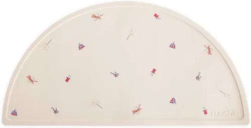 Miniatura 37 de Mushie Mantel Individual de Silicona para Niños Diseño Antideslizante Libre de BPA (Arcoíris)