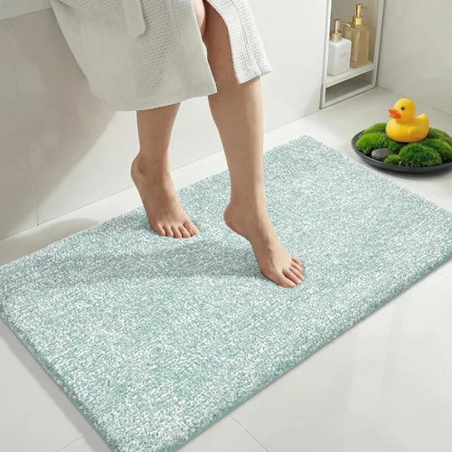 Miniatura 66 de Yimobra Alfombra de baño acolchada antifatiga, antideslizante, lavable, de microfibra suave y densa para lavabo, ducha, pies cansados, cómodo