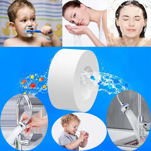 Miniatura 5 de Paquete de 10 filtros para fregadero de baño, filtración de algodón PP para grifo de fregadero, elimina plomo, calcio, óxido, hierro, metales