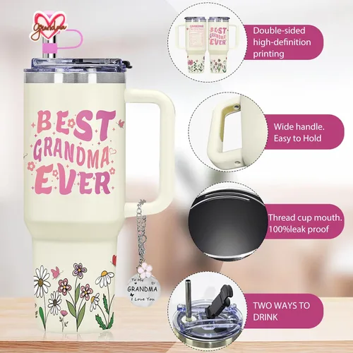 Miniatura 2 de Regalos para abuela, regalo para abuela, regalo de cumpleaños para abuela, regalo del día de la madre para abuela, vaso de aislamiento al vacío
