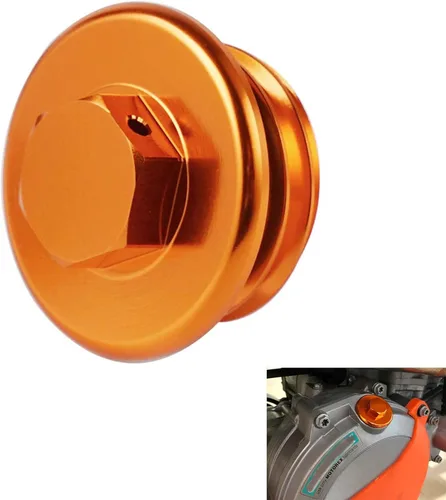 Rippin Moto Tapón de llenado de aceite de motor naranja para KTM y Husqvarna 125 250 350 450 501 530 570 XC/XCF/XCW/XCF-W/XCW TPI SX/SXF/SXF
