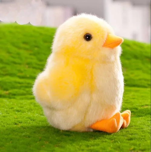 Miniatura 4 de Pollito amarillo de 6 pulgadas y juguetes de peluche de pato amarillo de 8 pulgadas