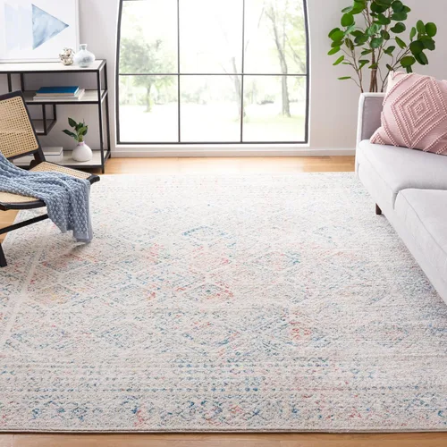 Miniatura 183 de Safavieh - Alfombra decorativa de la colección Tulum, modelo TUL264F, estilo marroquí, bohemio y desgastado, no suelta pelusa, para sala, vestíbulo