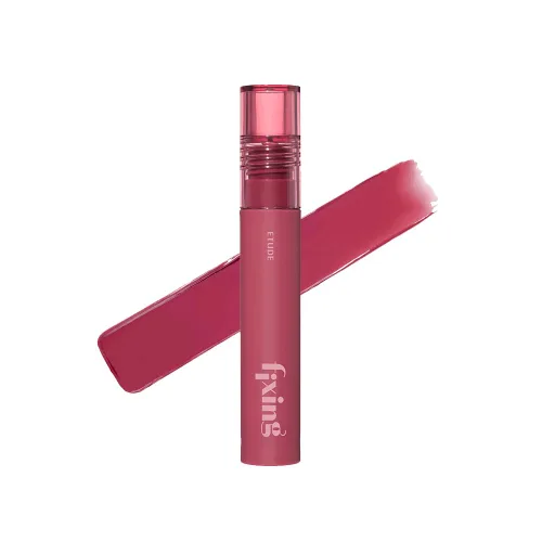 Miniatura 39 de Labial líquido pigmentado Etude, color #01 rosa análogo (4g), de larga duración, resistente al agua, con un ligero acabado mate, cobertura total