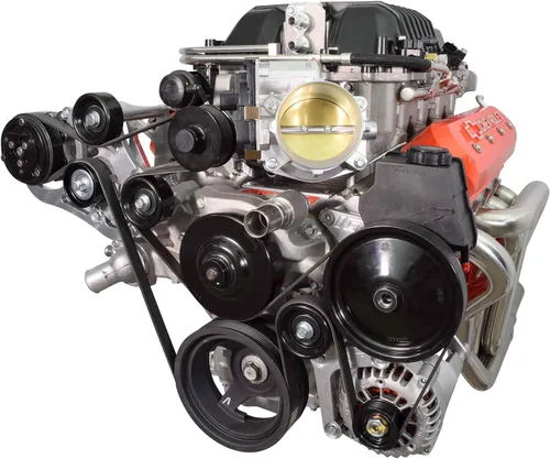 Miniatura 8 de LSA Supercharger High Mount A/C Sanden 7176 Kit de soporte de compresor CTS-V ZL1 SD7