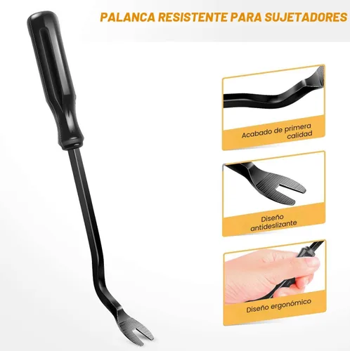 Miniatura 4 de GOOACC Kit de 5 piezas de herramientas de extracción de molduras de nylon para automóviles, kit de herramientas de extracción sin rayar para panel