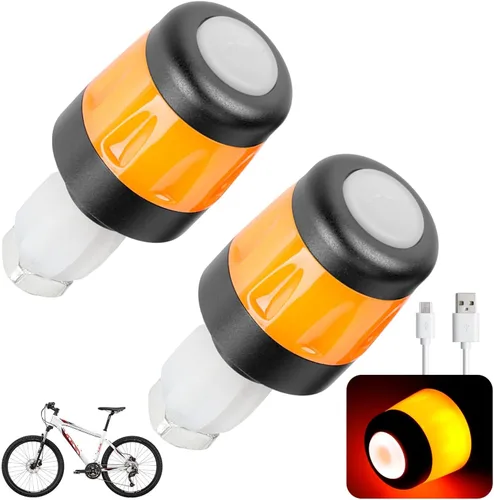 ulip Luz de agarre para manillar señales de giro para bicicleta intermitentes para E-Scooters Lámpara indicadora recargable USB Luces de advertencia