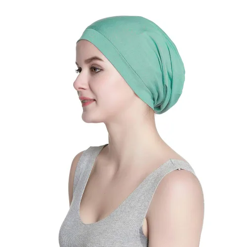 Miniatura 81 de Alnorm - Gorro con forro de satén y suave banda elástica para hombres y mujeres, talla única Se ajusta a la mayoría
