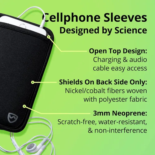 Miniatura 6 de SYB Shield Your Body - Funda antiradiación para teléfono celular, fundas para teléfono celular para bloquear EMF, bloqueador de radiación