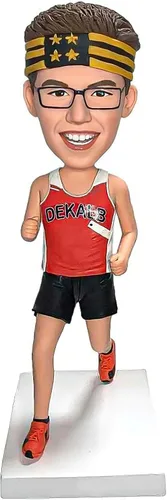 Miniatura 13 de Figura personalizada de Bobble-Heads Muñeca, Taekwondo 6th Dan Man Custom Bobble Head, Figuras de Cabeza Bobble Hecho a mano, Escultura