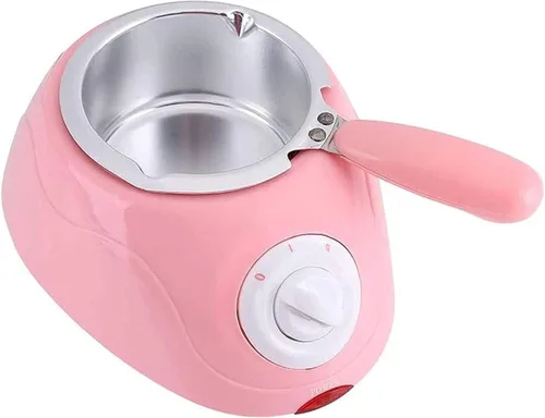 Miniatura 7 de Derretidor de chocolate, olla de plástico para derretir chocolate caliente, máquina eléctrica de fundición, herramienta de cocina con juego de Rosa