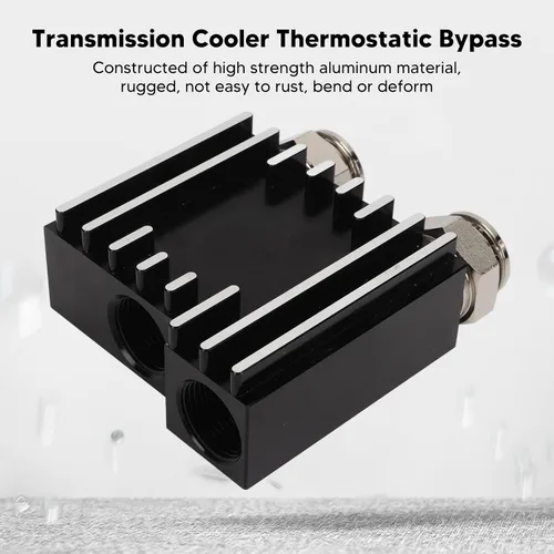 Miniatura 4 de Enfriador de transmisión termostática Bypass Upgrade para Dodge Ram 2500 3500, para Cummins 68RFE 6.7L