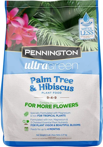 Pennington 100525942 Ultra Green Palm Tree & Hibsicus 9-4-9 Alimento vegetal, 5 lb