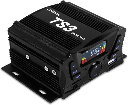 Miniatura 8 de GoHawk Altavoces para Motocicleta Bluetooth, Altavoces Impermeables y Sistema de Sonido de Audio con Amplificador, Resistente a la Intemperie, Radio