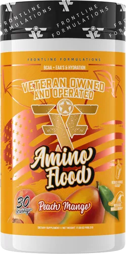 Miniatura 9 de Amino Flood de formulaciones de primera línea - Fórmula de recuperación e hidratación BCAA + EAA - Soporte muscular, electrolitos y resistencia