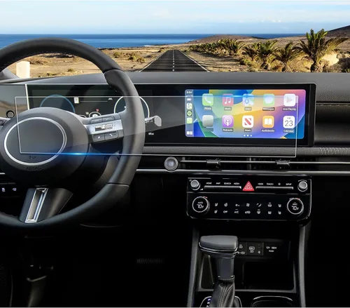 Miniatura 11 de Protector de pantalla de salpicadero Santa Cruz 2022 2023 2024 para Hyundai Santa Cruz 10.25 pulgadas, vidrio templado 9H 2023 2024 Accesorios