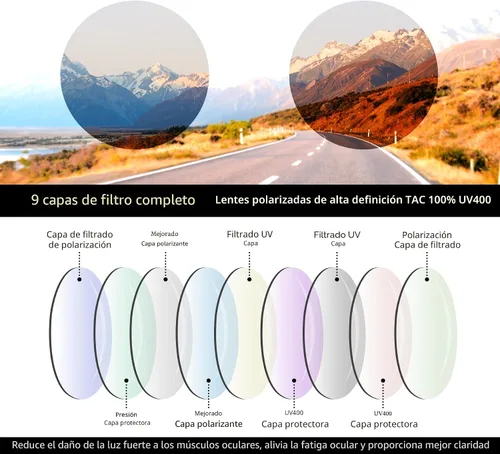 Miniatura 3 de Joopin - Anteojos de sol retro pequeños redondos hippie con círculo polarizado, protección UV400, metal, para hombres y mujeres