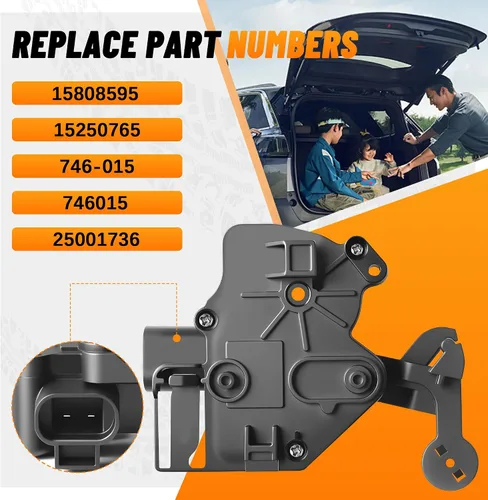 Miniatura 3 de Acuario de puerta de escotilla trasera reemplaza 746015, 15250765, 15808595, 25001736 Reemplazo para Chevy Tahoe, Suburban, GMC Yukon, Yukon XL