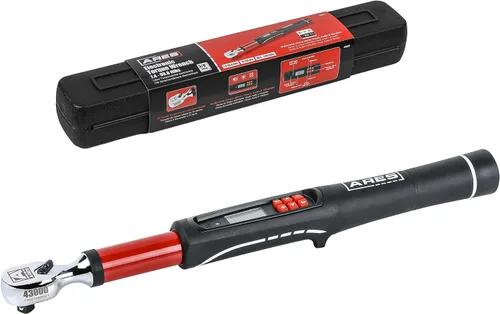 Miniatura 9 de ARES 43001 - Llave de torsión electrónica digital de 1/2 pulgada - 25.1-250.8 pies/lb (30-340 Nm) - Cabezal sellado reversible - El sistema