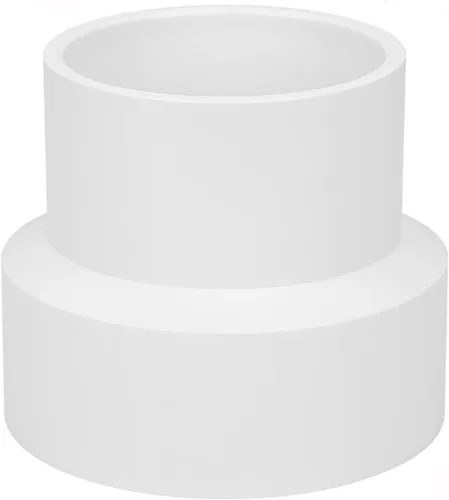 Miniatura 17 de Paquete de 2 adaptadores de acoplamiento reductor de PVC DWV de 3 x 2 pulgadas (enchufe x zócalo) Schedule 40 PVC DWV Reductor Acoplamiento