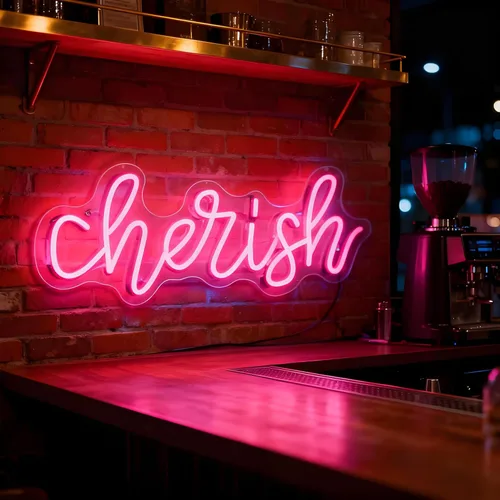 Miniatura 19 de Letrero de neón con texto en inglés «Happy Music» para decoración de pared, letras iluminadas para negocios, letreros de fiesta de cumpleaños