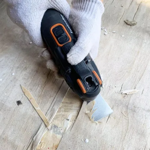 Miniatura 4 de 6 cuchillas de raspador oscilantes de ajuste universal multiherramienta, compatibles con Dewalt Dremel Rockwell Makita Bosch Fein Multimaster