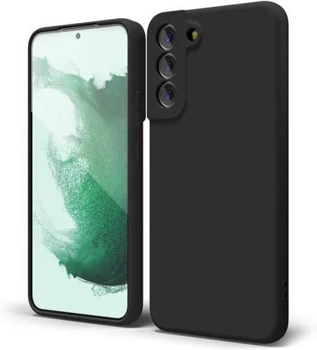 Miniatura 336 de oakxco Funda para teléfono Samsung Galaxy S21 Ultra con agarre de silicona líquida, bonita funda delgada y delgada de goma suave de TPU lisa