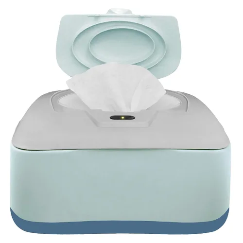 GOGO pure Calentador de toallitas húmedas para bebés y dispensador de toallitas húmedas, soporte y funda, con interruptor de encendido/apagado