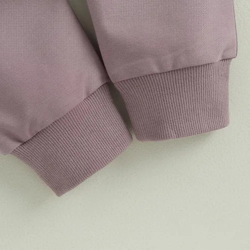 Miniatura 5 de Fernvia Ropa para bebé niña de 3, 6, 9, 12, 18 y 24 meses, conjuntos de sudadera de manga larga + pantalones