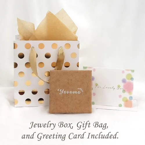 Miniatura 7 de YOVOMO Regalos de feliz cumpleaños para niñas adolescentes, plata de ley 925, collar de cuentas de cristal delicadas, caja de regalo para hija
