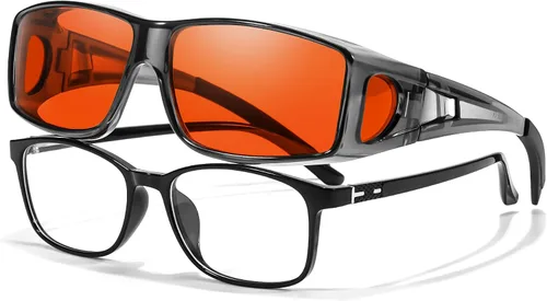 Miniatura 11 de LVIOE Fit Over Blue Light Blocking Glasses and Computer Eyewear- Wear Over Prescription Glasses/Reading Glasses/RX Glasses