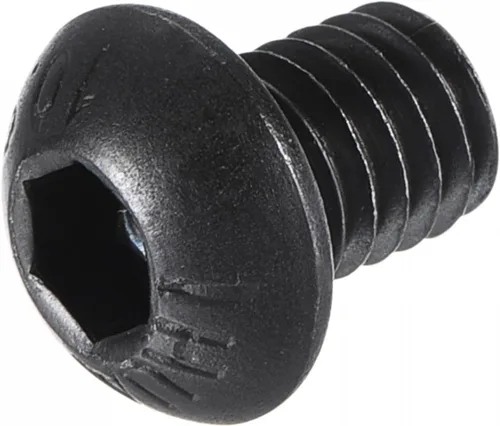 Miniatura 5 de uxcell Tornillos de cabeza de botón hexagonal M6x8mm Tornillos de acero de aleación 25pcs