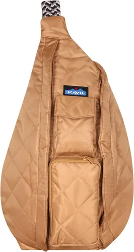 Miniatura 5 de KAVU Original Rope Puff Diamond Quilted Mini Sling Pack - Taupe, gris topo, Compacto