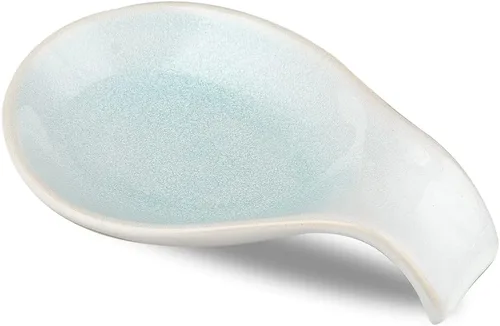 Miniatura 11 de Nihow Soporte para cucharas de utensilios: soporte de cerámica para cuchara/espátula/cucharón - Soporte para cuchara de cocina resistente al calor