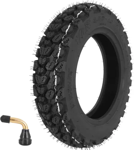 3.50-10 Neumático para scooter, 3.50-10 Neumático sin cámara todo terreno para reemplazo delantero/trasero en scooters y motos con llantas de 10 1